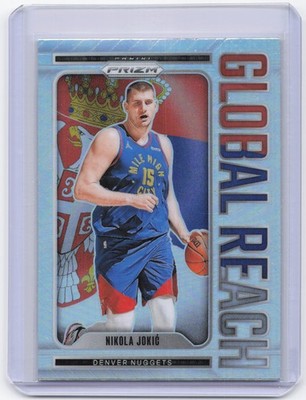 Nikola Jokic  - Silver - 2024 Panini Prizm Global Reach