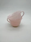 Vintage Fire King Pink Swirl Coffee Cups Lot Of 2 Roseite