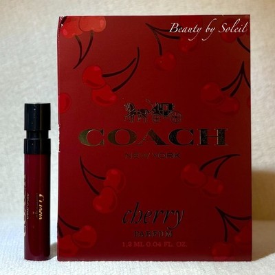 Coach New York Cherry Parfum Sample Spray .04oz, 1.2ml *New 2026