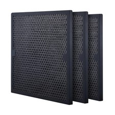 Active Carbon Filters, 3 Pack, 15.7'' x 15.7'' Air Filter Replacement, High-eff