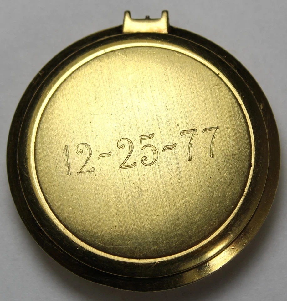 Карманные часы Wittnauer Silhouette C11G 42 мм 17j с охотничьим чехлом - на запчасти/ремонт - Изображение 3 из 4