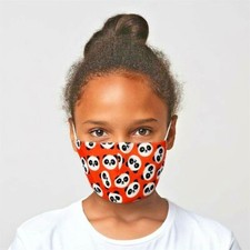 Mund - Nasenschutz Stoffmaske Kind, kleine Panda, süße Panda, liebe Panda Bären