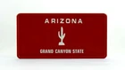 Arizona US USA License Plate Number Plate Embossed Custom Border
