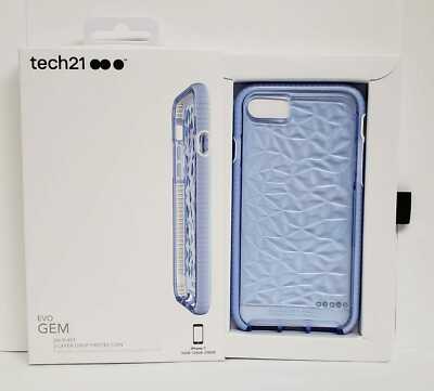 Tech21 Evo Gem Schutzhülle Für IPhone 8/7/6/SE – Lila, 3 M Fallschutz, Ultradünn
