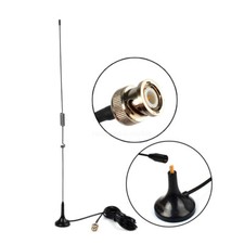 For Nagoya UT-106UV BNC VHF/UHF Dual Band Car Radio Magnet Antenna Walkie Talkie