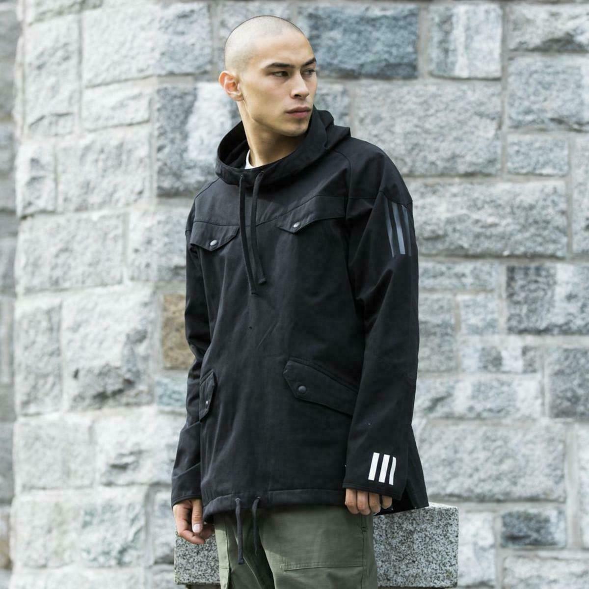 Adidas Originals X White Mountaineering WM Men's Hooded Pullover Jacket Coat