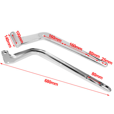 Replica Rear Fender Struts Chrome Covers Smooth for Harley Softail
