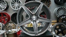 4 x 22 Inch 5x112 Concave Style Grey Polished Wheels: Fits For Mercedes GLE GLS