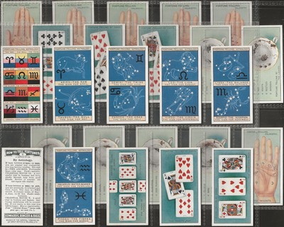 EDWARDS RINGER & BIGG-FULL SET- HOW TO TELL FORTUNES 1929 (25 CARDS ...