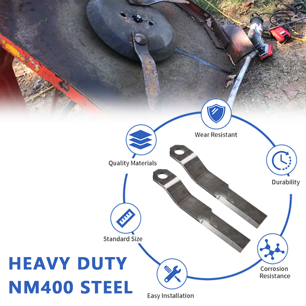 US For Mower King Skidsteer Brush Hog Cutter 10 mm Blades Heavy Duty AR400 Steel