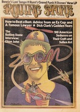 Elton John, Rolling Stone Cover, 1973 - Mini Poster/Book Clipping