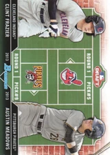 2013 Bowman Draft Dual Draftee #FM Austin Meadows/Clint Frazier - NM-MT