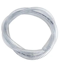 BVV K1760 Kuri Tec 1/4" X 25’ Reinforced Clear PVC Vacuum Hose Food Grade NOS