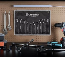 Ouratech - dtfn10s - Flare Nut Wrench Set Standard & Metric 10 piece Steel
