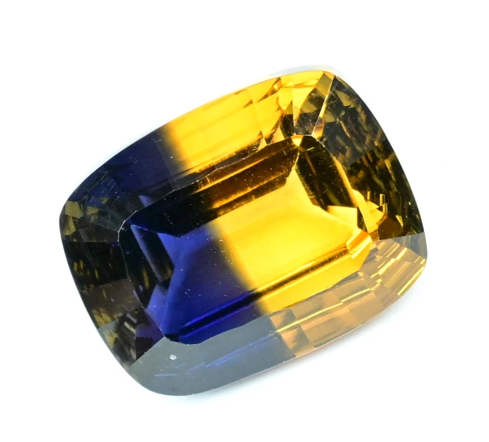 Natural Bi-Color Ametrine 29.25 Ct Cushion Untreated Certified Flawless Gemstone - Image 4 of 4