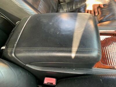 2003-2006 Porsche Cayenne Turbo Black Leather Center Console Arm Rest