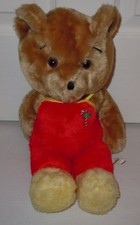 Eden Toys Holiday Bear - from 1980s - VINTAGE