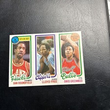 Dan Roundfield Lloyd Free David Greenwood Atlanta Hawks 1980/81 Topps B51c-1