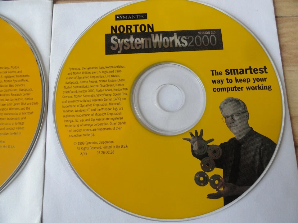 NORTON SYSTEM WORKS 4 DISKS - 1998 – 2.0 1999 – 3.0 2000 AND BONUS PACK - Image 4 of 4