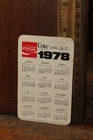 Vintage 1978 Coca Cola Coke Adds Life Pocket Calendar