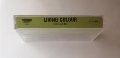 Biscuits by Living Colour Rare 1991 Malaysia Cassette Tape Brand New - Picture 3 of 3