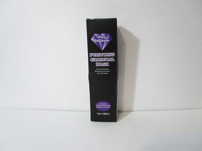 Pore Solutions Purifying Charcoal Mask Includes 2 Piece Blackhead Removal Tools