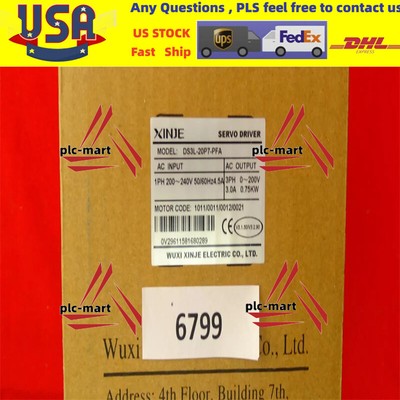 XINJE Servo Drive DS3L-20P7-PFA 1PH IN - Out 3PH 0-200V 0,75KW 3.0A