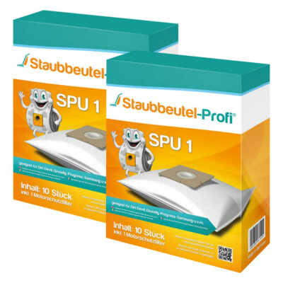 20 Staubsaugerbeutel SPU1 passend für LG Turbo Extra V-982 CE