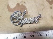 1975-1978 Plymouth Fury Sport Script Emblem Vintage Oem Original 75 76 77 78 1975-1978 Plymouth Fury Sport Script Emblem Vintage Oem Original 75 76 77 78