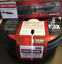 Craftsman 38 Drive Heavy Duty Air Ratchet Wrench W Adapter  50 Air Hose