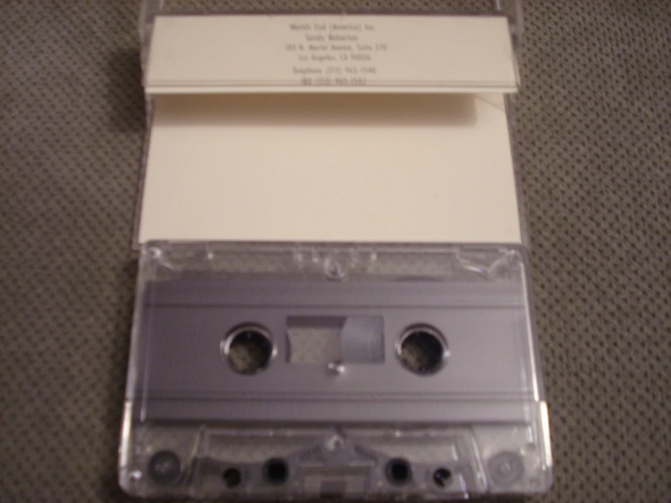 RARE PROMO Keith Cohen engineer CASSETTE TAPE Robert Palmer LUTHER VANDROSS r&b - Image 2 of 2