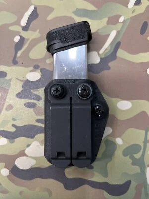 TR HOLSTERS Black Kydex Single IWB Magazine Carrier for Hellcat Pro Magazines