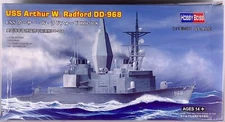 HobbyBoss 82505 US Destroyer Arthur W Radford 1/1250 Scale Model Kit Crushed Box