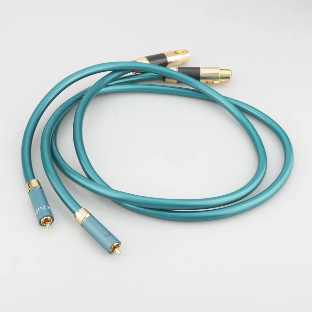 Pair Ortofon High Purity OCC Hifi XLR Male Female to RCA Male Interconnect Cable