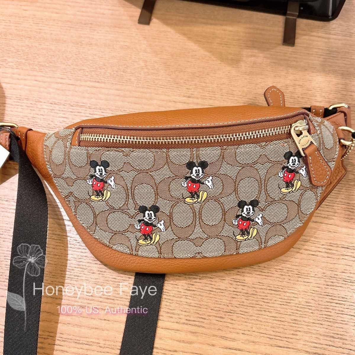 disney x coach belt bag