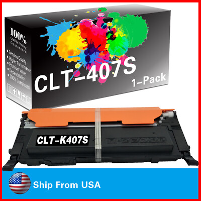 1PK CLT-K407S Toner Cartridge for CLX-3180 CLX-3185N CLP-325  CLP-320 Printer