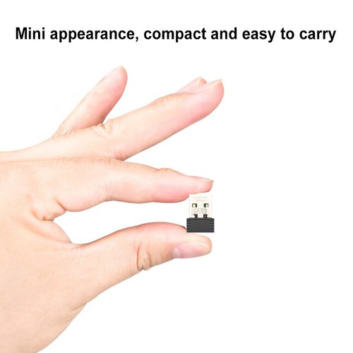 WIFI6 Mini WiFi Dongle USB WiFi Adapters 286.8Mbps 2.4GHz for PC/Laptop/Desktop - Zdjęcie 11 z 12
