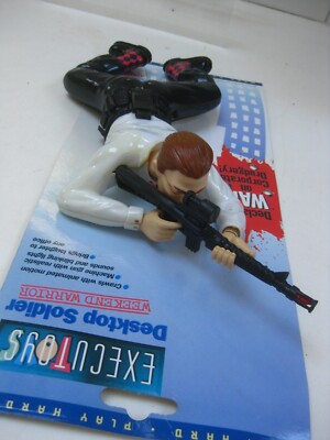 Vintage Executoys Desktop Soldat 1999 Weekend Warrior Executive Spielzeug Originalverpackt Neu