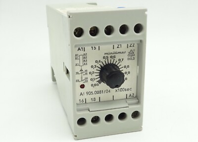 EDS DOLD AI 905.0081/04 Zeitrelais Timer Time Relay 0,05-1s x100sec 220V G/VE
