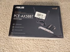 ASUS AX3000 PCE-AX58BT Wi-Fi 6 (802.11AX)  Du...