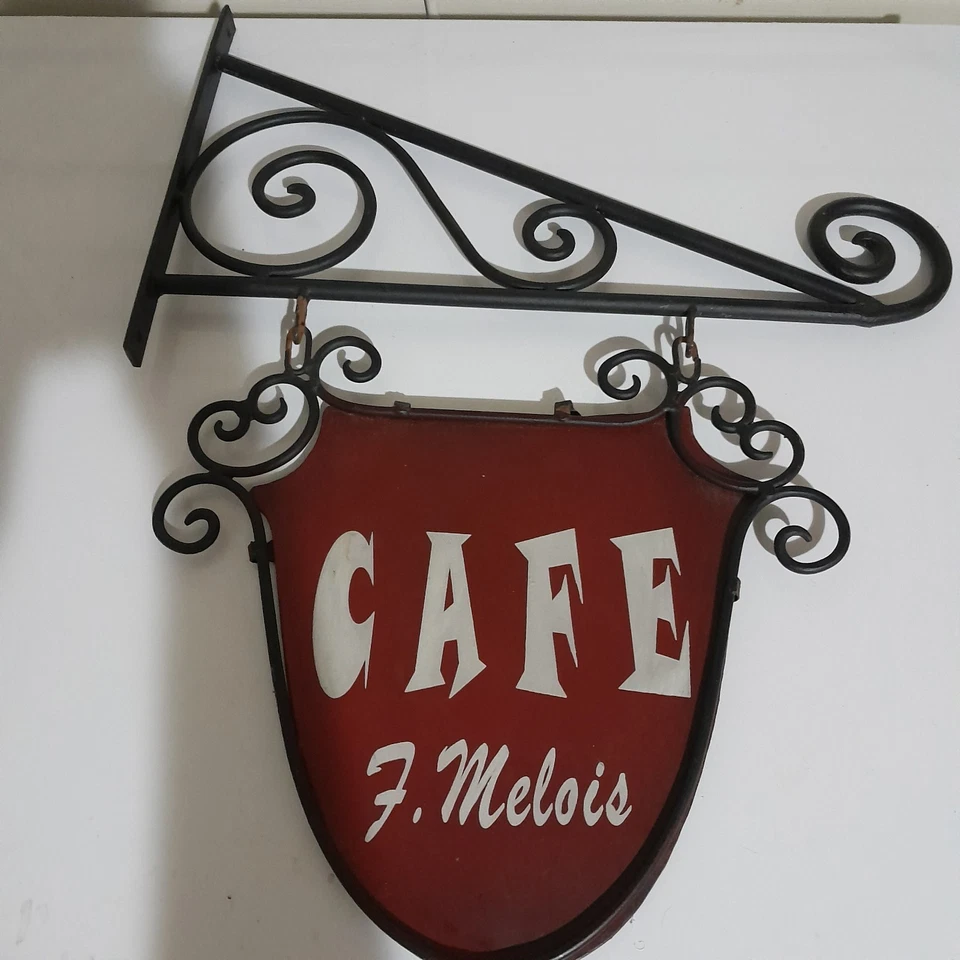 Cafe F Melois Wood Look Wall Decor with Black Metal Hanger One Sided - Image 3 of 4