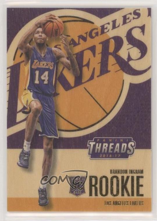 2016-17 Panini Threads Wood Rookies Brandon Ingram #241 g2e