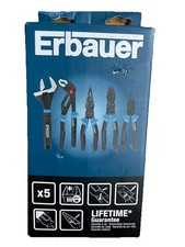 Erbauer Plier Set Multi Side Cutters Combination Pliers Long Nose Slip Joint ect