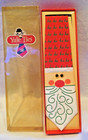 Vintage Retro Atomic MCM Santa Clip-on Christmas Tie w Google Eyes Orig Box NOS — photo 3
