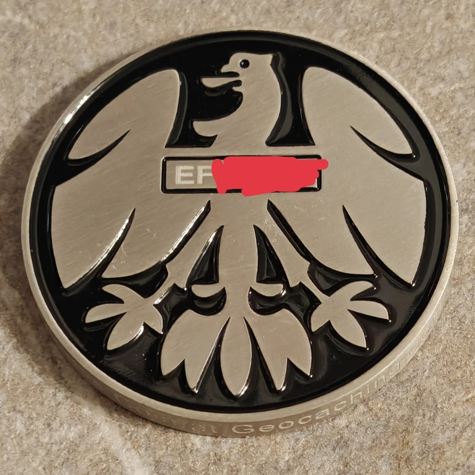 Geocoin Geocaching (NICHT AKTIVIERT) - Frankfurt - Bild 2 von 2