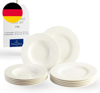Vivo - Villeroy & Boch Group - Basic White Tafelservice 12 Teilig 6 Personen Wei