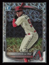 Elian De La Cruz  2025 Bowman Chrome Prospects Laser BCP-249 NM