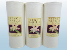 FRENCH VANILLA BY DANA PERFUMED TALC 4 OZ NWOB LOT OF 3