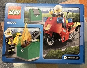 Retired LEGO City 60000 Fire Motorcyle 2013 NISB