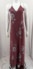 Express Dress Womens Small Pink Floral Maxi Boho Summer Beach Travel Tropical